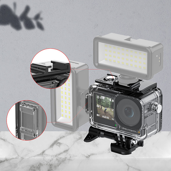 For DJI Osmo Action3 Waterproof Shell Diving Shell Protective Sleeve DJI Action Camera Accessories