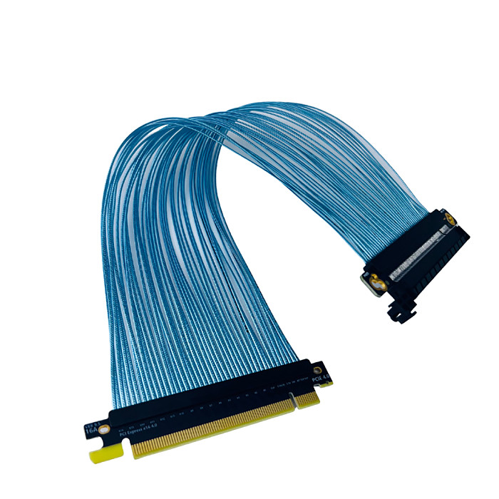 PCIE 4.0 X16 GPU Graphics Card Extension Cable PCI-E 4.0 32GB\S 12PIN Silver-plated Cable for AI Server for 3090 Graphics Card
