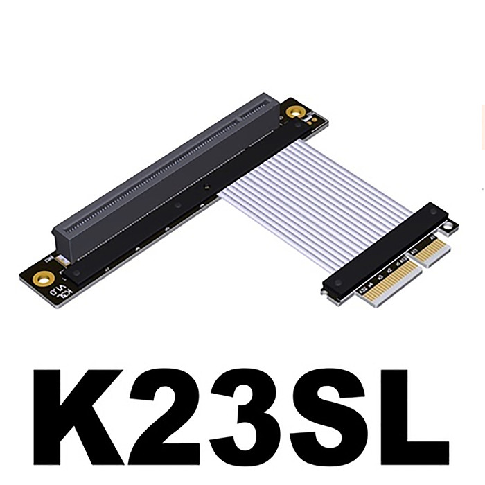 PCI-E 4.0 x4 to x16 GPU Graphics Card Extension Cable PCIe 4.0 High-speed Stable Adapter Cable Extension 1U for RTX3090 RX6800xt