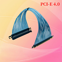 PCIE 4.0 X16 GPU Graphics Card Extension Cable PCI-E 4.0 32GB\S 12PIN Silver-plated Cable for AI Server for 3090 Graphics Card