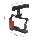 BGNing Camera Protective Case Cage Quick Release Plate Bracket Cover Frame Protector for FUJIFILM X-T5 SLR camera