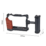 BGNing Camera Protective Case Cage Quick Release Plate Bracket Cover Frame Protector for FUJIFILM X-T5 SLR camera