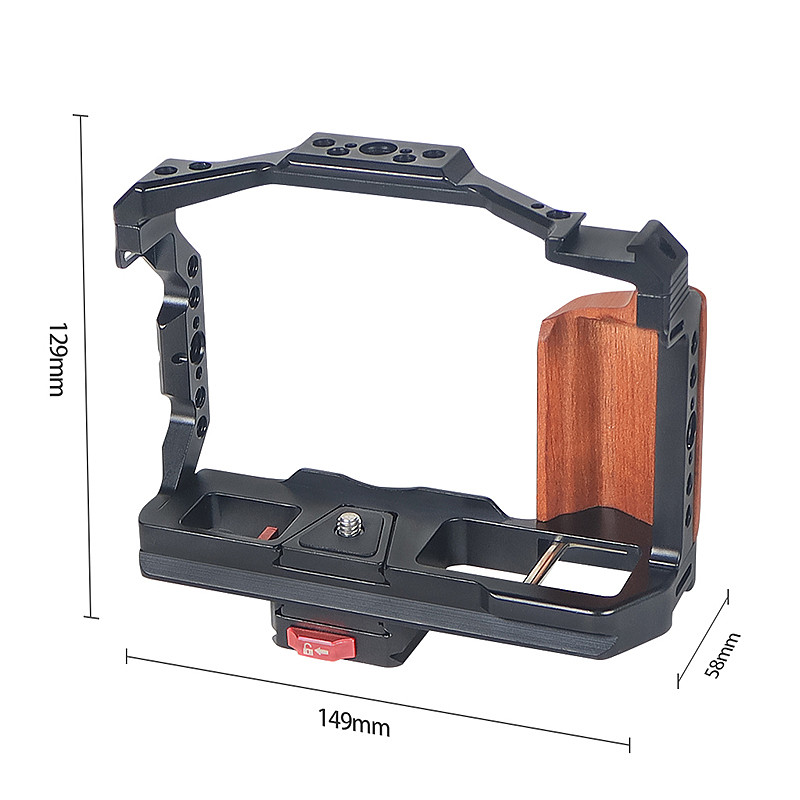 BGNing Camera Protective Case Cage Quick Release Plate Bracket Cover Frame Protector for FUJIFILM X-T5 SLR camera