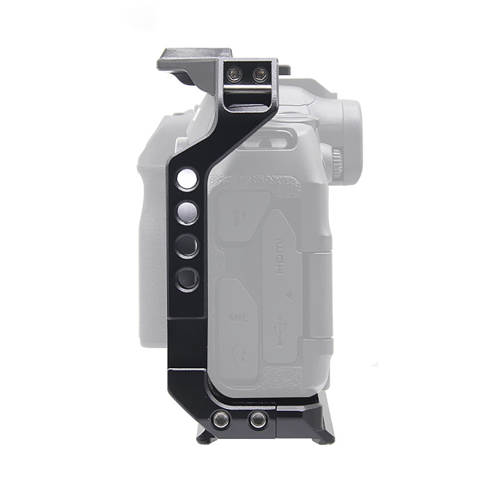 For Canon EOS R8 Camera Cage Rig Cold Shoe Mount ARRI 3/8  1/4  Hole Top Handle Grip Housing Case DSLR Camera Protective Frame