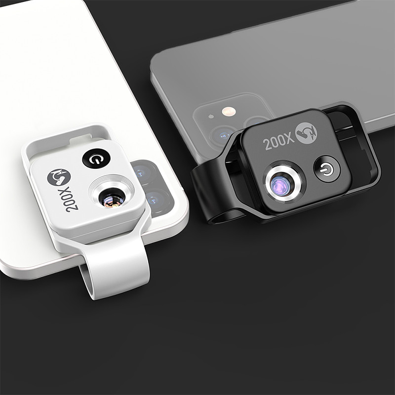 MS002-HD 200x with CPL Portable Microscope Mobile Phone Lens CPL
