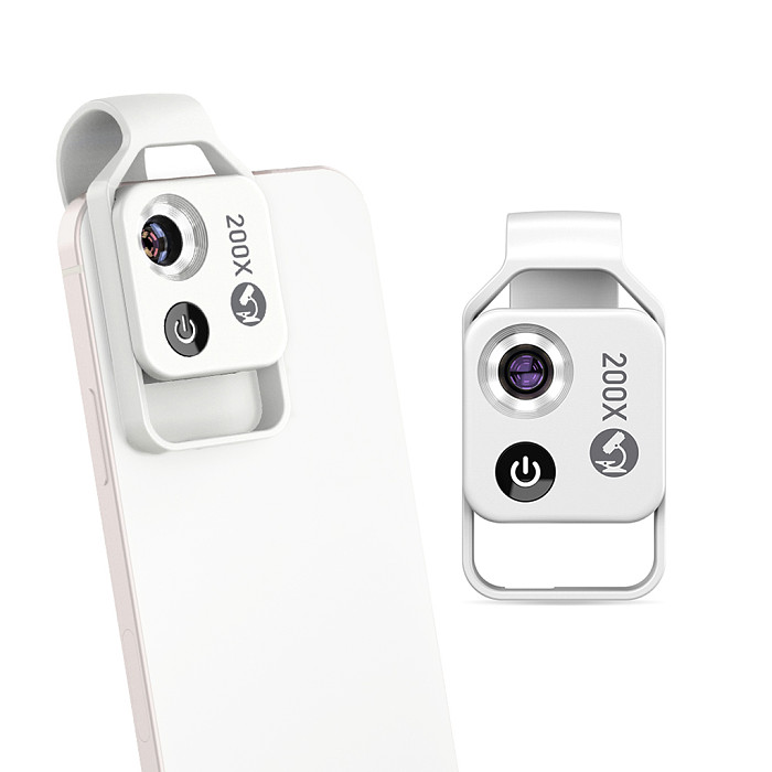 MS002-HD 200x with CPL Portable Microscope Mobile Phone Lens CPL