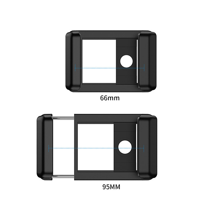 Metal Handheld Photography Multifunctional Rabbit Cage Cold Shoe Expansion External Lens One Word Mobile Phone Clip 