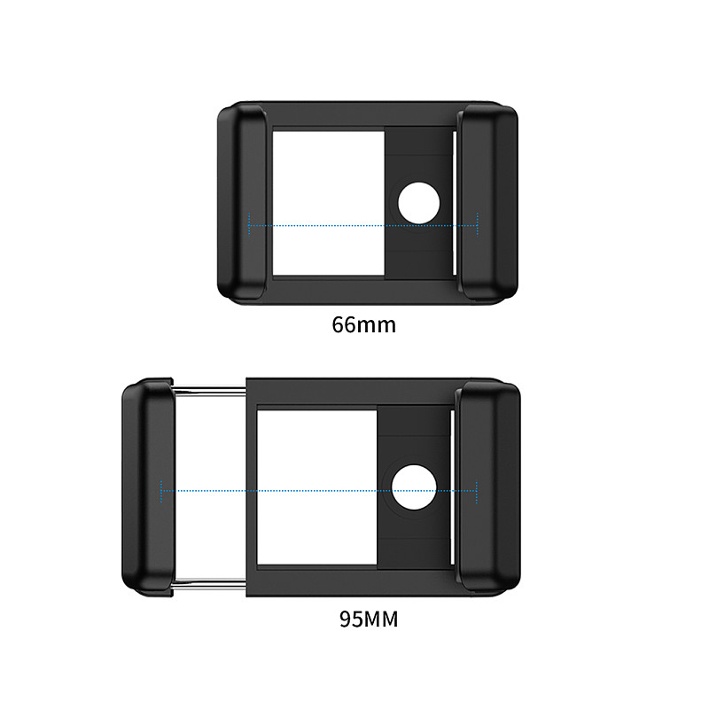Metal Handheld Photography Multifunctional Rabbit Cage Cold Shoe Expansion External Lens One Word Mobile Phone Clip 