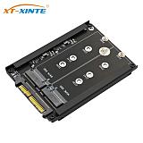 For M.2 NVME SATA SSD and B Key/B&M Key SSD to SFF-8639 U.2 2 in 1 Adapter Converter for NGFF M.2 Key M 2230 2242 2260 2280 SSD