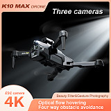 K10MAX HD Ultra Long Endurance Optical Flow Four Sided Obstacle Avoidance Remote Control Quadcopter Children's Toys