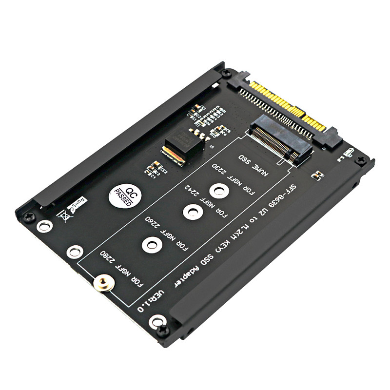 M.2 NGFF key M SSD to SFF-8639 U.2 Adapter with Frame Bracket