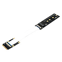 M.2 (NGFF) NVME SSD to Mini PCI-e Adapter with FFC Cable