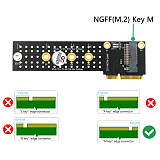New Version  M.2 (NGFF) NVME SSD to Mini PCI-e Adapter  