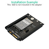 MSATA SSD to 2.5  SATA III with Frame Bracket - Retain mSATA SSD as 7mm 2.5  SATA Drive