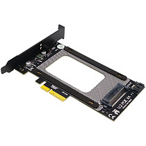 PCI-E Riser 3.0 4X to U.2 SFF-8639 Adapter PCIe U.2 SSD to PCI Express Card Support U.2 SSD 2.5  SATA SSD to PCI-E X4 Riser Card