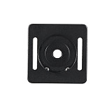 Universal 38mm Mini Quick Release Plate Cold Shoe Mount for Dslr Camera Rope Strap Holes Tripod Monopod for Arca Swiss Clamp