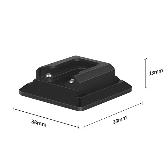 Universal 38mm Mini Quick Release Plate Cold Shoe Mount for Dslr Camera Rope Strap Holes Tripod Monopod for Arca Swiss Clamp