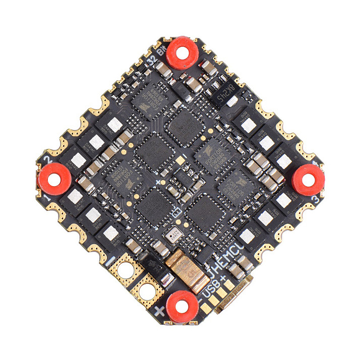 JHEMCU GHF745AIO MPU6000 F745 Flight Controller BLHELI32 G071 40A /50A 4in1 ESC 25.5X25.5mm 3-6S for FPV Drone