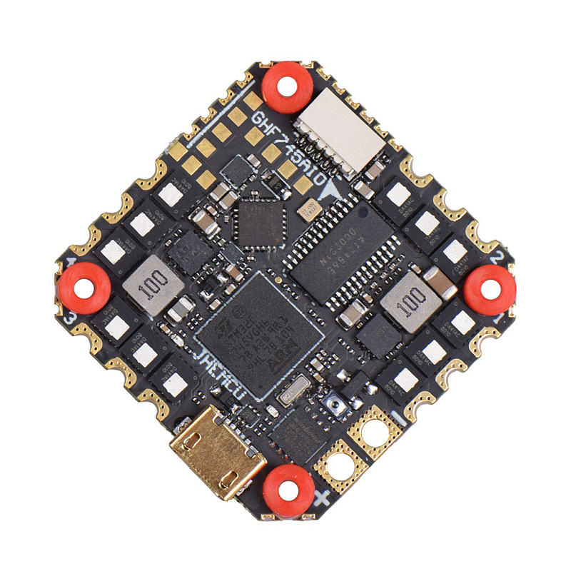 JHEMCU GHF745AIO MPU6000 F745 Flight Controller BLHELI32 G071 40A /50A 4in1 ESC 25.5X25.5mm 3-6S for FPV Drone