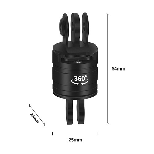 BGNing Aluminum alloy Camera Quick Adapter Mount Stand for Insta360 ACE/GOPRO13/11/DJI OSMO 360 Osmo Action Camera