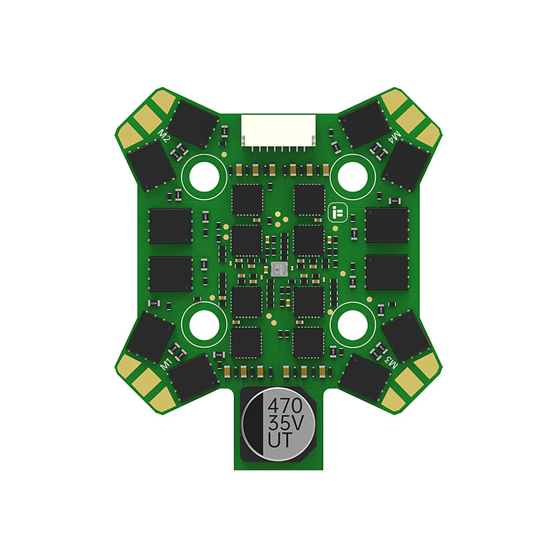 （iFlight） BLITZ E55R 4-IN-1 2-6S ESC With Power Cables And ESC Signal Wires For Aircraft Accessories