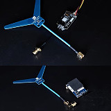 1.2G 8CH 700mW Siginal Transmission FPV System Transmitter Receiver Combo With Antenna 3.7-5V Audio Video Parts for RC Drone