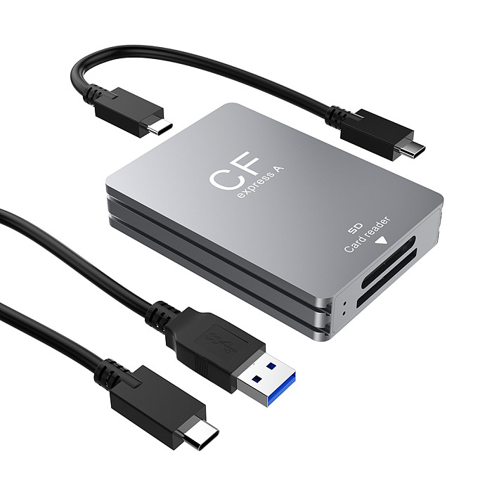 USB Card Reader CFexpress Type B Card Reader USB3.2 Gen2 10Gbp Card Reading Type A&SD Memory Card Adapter for PC Laptop Computer