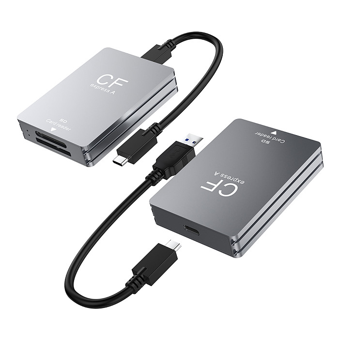 USB Card Reader CFexpress Type B Card Reader USB3.2 Gen2 10Gbp Card Reading Type A&SD Memory Card Adapter for PC Laptop Computer