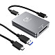 USB Card Reader CFexpress Type B Card Reader USB3.2 Gen2 10Gbp Card Reading Type A&SD Memory Card Adapter for PC Laptop Computer