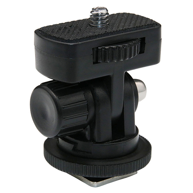 Plastic Cold Shoe Base Mount 1/4 Screw Adapter for DLSR Camera Cage Rig Monitor Flash Fill Light Bracket Photography Accessories