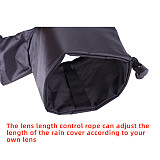Outdoor Rainproof Rain Cover for DSLR Camera Telephoto Lens Protector Waterproof Dustproof Raincoat for Canon Nikon Pentax Sony