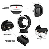 EF-EOSR Camera Lens Adapter Ring Auto Focus with 1/4 Hole for Canon EF EF-S Lens to Canon EOS R RF Mount for R5C R6 R7 R10 R3