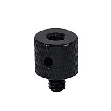 Aluminum 1/4-20 Male to M6-1 Female Adapter Screw Head Tripod Adapter Screw Photography Accessory with Reinforced Side Hole D15*20mm 