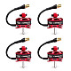 Surpass Hobby 4pcs C2822 2-3S 2-4S V2 14-pole Outrunner Brushless Motor For Fixed-wing Aircraft
