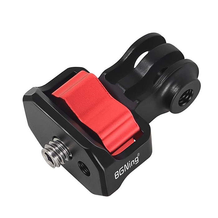 1/4 screw Adaptor Sports Camera Adaptor Accessory Black For Insta360 Ace/ONE R/X4/3/X2/GOPRO13/10/9/8/MAX GOPRO/DJI OSMO 360 Osmo Action Cameras