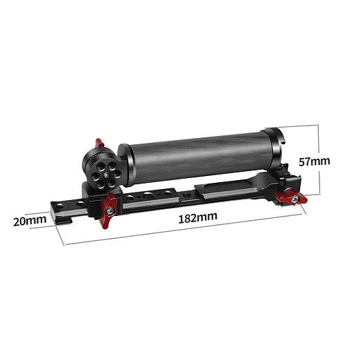Upgraded Carbon Fiber Adjustable Angle Folding Single Handheld Slide Handle Stabilizer For DJI Ruying RS2 RS3 RS3PRO RS3 mini DJI RSC2