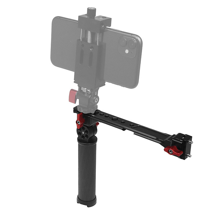 Upgraded Carbon Fiber Adjustable Angle Folding Single Handheld Slide Handle Stabilizer For DJI Ruying RS2 RS3 RS3PRO RS3 mini DJI RSC2