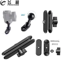 6cm/9cm/15cm Double Socket Arm for 1 inch/25mm Ball Head Holder Mount Clamp for Bicycle Motorcycle Holder Camera Extension Arm