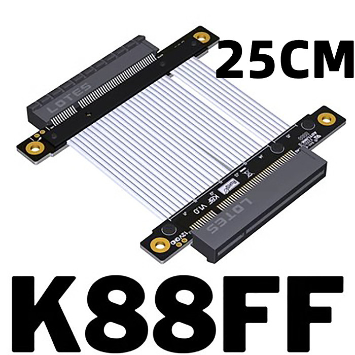 PCI Express Adapter Board Extension Cable x1 x8 Male to Male Riser PCIe x8 TX-RX Signal Switching Cable PCI-e Extender Cable