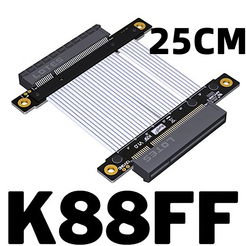 PCI Express Adapter Board Extension Cable x1 x8 Male to Male Riser PCIe x8 TX-RX Signal Switching Cable PCI-e Extender Cable