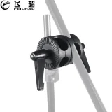 Swivel Head Grip Holder Bracket for Photo Studio Extension Boom Arm Reflector Arm Support Wheel Clamp Connector Photography Pole