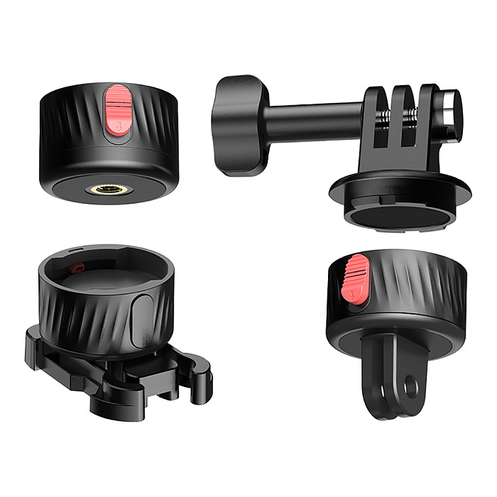 ​Magnetic Quick Release Install Switch Adapter Base Mount for GoPro Hero 12/11/10 for insta360 for DJI Action Camera Accessories