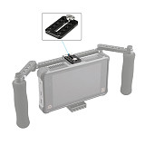 Universal Top Cheese Plate With 1/4 -20 Screw for Railblocks, Dovetails Short Rods For DSLR Camera Monitor Cage Rig Accessories