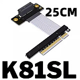 PCI-E 4.0 x1 x4 to x4 Extension Cable PCIe 4.0 x1 16G/bps / x4 64G/bps Adapter Cable for Network Card Solid State Drive SSD Card