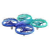 Mini quadcopter with light is a small model remote-controlled aircraft that can withstand falling height