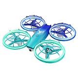 Mini quadcopter with light is a small model remote-controlled aircraft that can withstand falling height