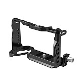 A6700 Camera Cage Rig for Sony Alpha 6700 Quick Release Plate Protective Case for Arca with Cable Clamp Mount for HDMI Cold Shoe