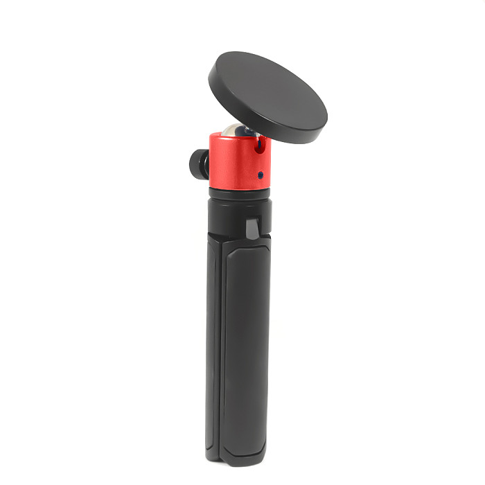Magnetic Base Mobile Phone Holder 1/4  Screw Tripod 360 Rotating Mini Ball Head Mount Kit for iPhone 12 13 14 Pro Magnet Stand