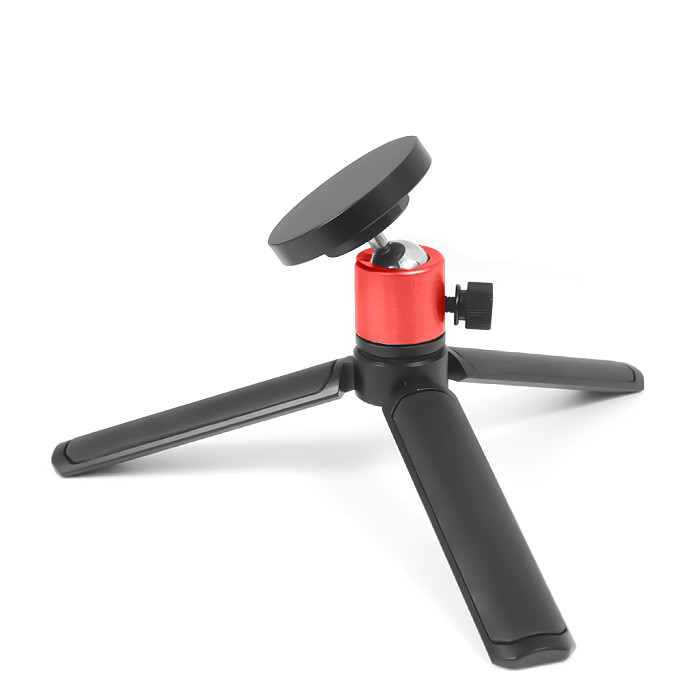 Magnetic Base Mobile Phone Holder 1/4  Screw Tripod 360 Rotating Mini Ball Head Mount Kit for iPhone 12 13 14 Pro Magnet Stand
