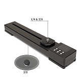 38cm Portable Rail Tracker Professional Slider 1/4 3/8 Screw for Tripod Camera Shooting Holder Gimbal Stabilizer Silent Motor